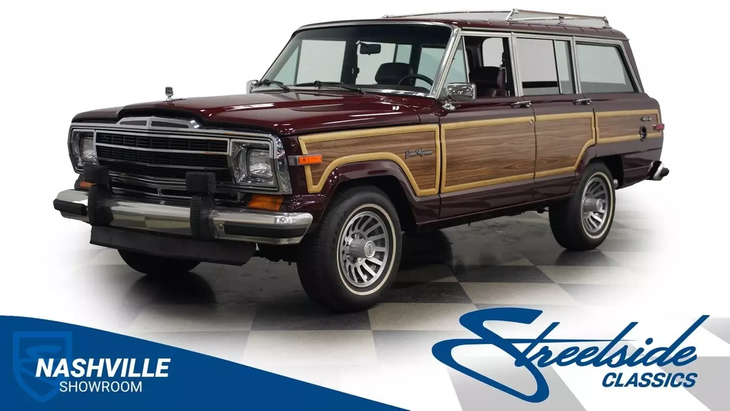 5.9L V8 automatic transmission nicely done Grand Wagoneer 1989 Jeep Wagoneer