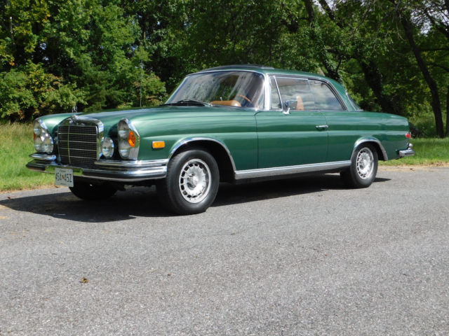 6-Cylinder, Bosch Mech. Fuel Inj. 2.778 Liter, 4-Speed Auto, Leather Interior 1970 Mercedes-Benz 200-Series 280 SE, 27k Orig. Miles, Immaculate Throughout