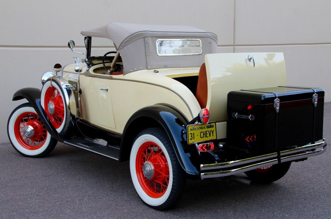 6 Cylinder Motor Bigger than Ford Model A full of goodies as Cadillac or Packard 1931 Chevrolet Series AE Independence Sport Roadster Deluxe Oldtimer
