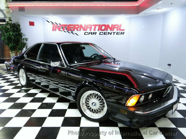 6 Series BMW 635csi E24 Coupe Black Over Black CLEAN Texas Car Cold A/C BBS Whee 1986 BMW 6-Series 635Csi