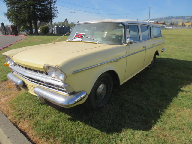 60 1960 Rambler Super Cross Country Station Wagon California Car 1960 AMC Rambler Super Cross Country