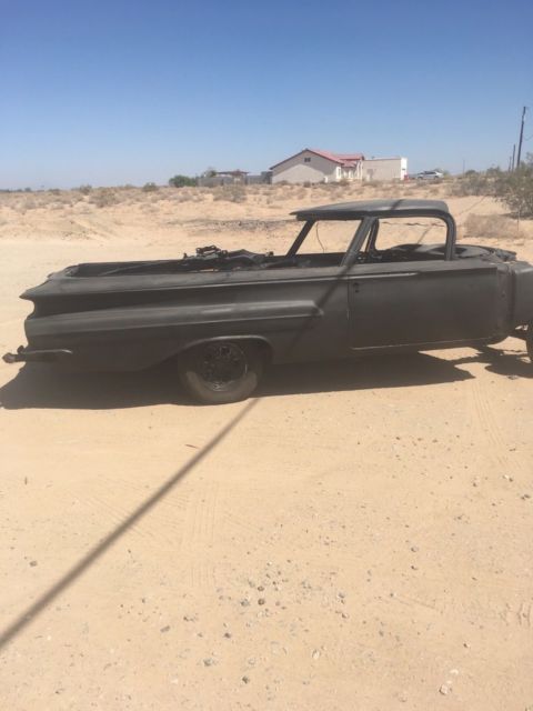 60 El Camino Project with lots of rechromed parts 1960 Chevrolet El Camino