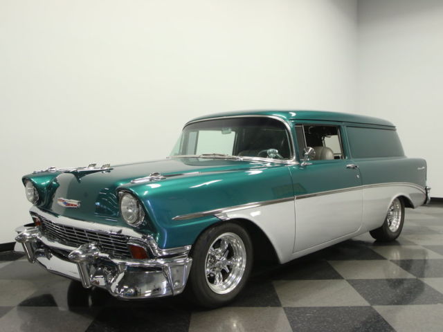 6.0 FI VORTEC V8, 4SP AUTO W/ OD, PS, PB W/FRNT DISC, ICE COLD AC, AWESOME BUILD 1956 Chevrolet 210 Sedan Delivery