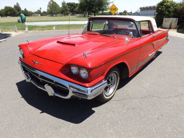 1960 Ford Thunderbird Coke Red California Square Bird Restored Cruiser! - photo 3