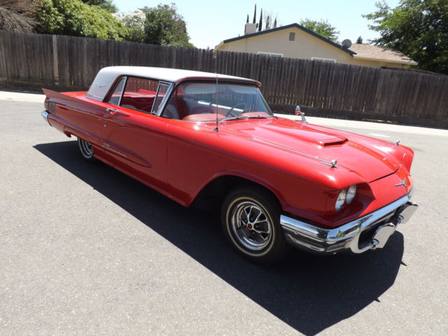 1960 Ford Thunderbird Coke Red California Square Bird Restored Cruiser! - photo 5