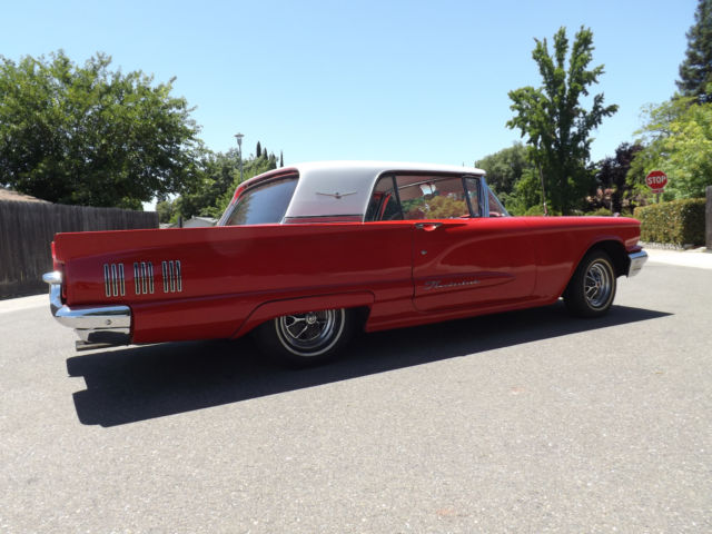 1960 Ford Thunderbird Coke Red California Square Bird Restored Cruiser! - photo 6