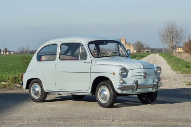 600D: 4 Cyl, Rotisserie Restored, Low Original Miles, Suicide Doors, TX Title!! 1963 Fiat 600D