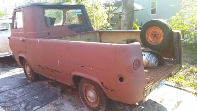 61 Ford Econoline pickup van ruck classic rare project RWD V6 manual 1961 Ford Other Pickups
