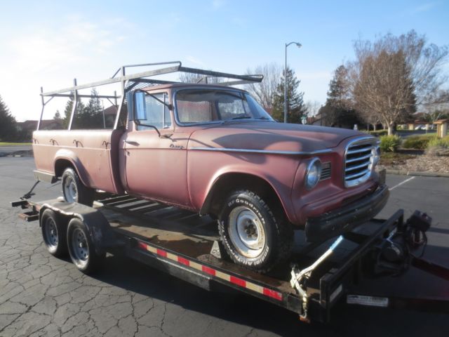 63 1963 Studebaker Champ Pickup Truck Original California Truck 1963 Studebaker Champ