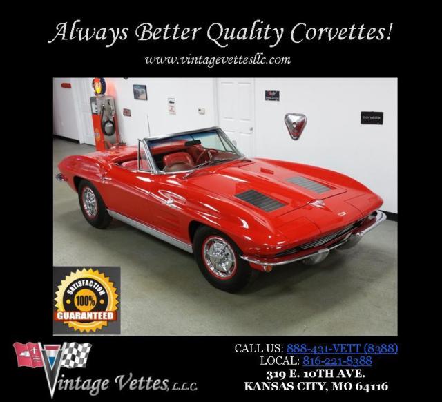 63 Corvette C2 327 3602HP Fuelie RF Codes Solid Lifters 4speed soft top CV 1963 Chevrolet Corvette