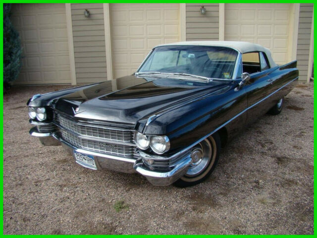 63 Model 62 Cadillac Convertible 390cid/325HP V8 4Speed Hydromantic Transmission 1963 Cadillac 62 Convertible