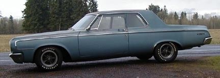64 Dodge 330 2dr Post 426 Automatic 3.91 Posi 1964 Dodge Polara 330
