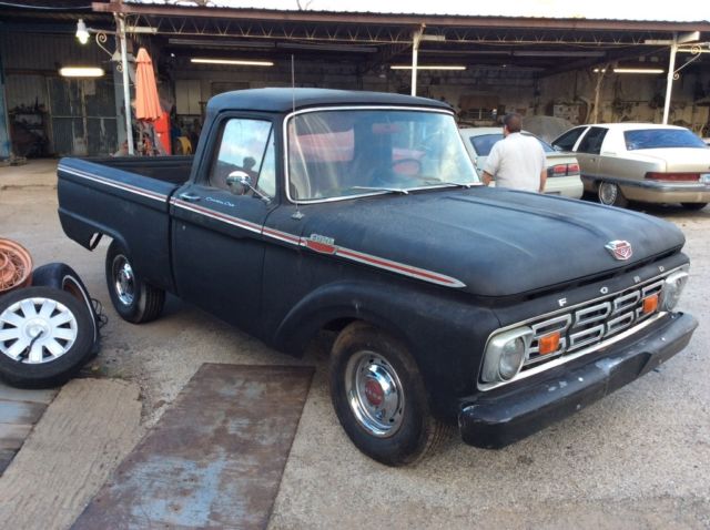 64 F100 Ford rat rod 1964 Ford F-100 Custom Cab