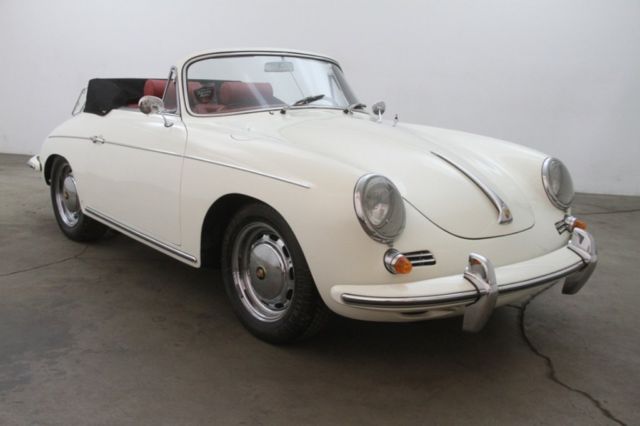 64 Porsche 356C Cabriolet 2 Tops 1600S Motor 4 Speed Dual Side Mirrors Driver 1964 Porsche 356 Cabriolet