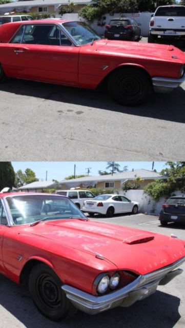 64 Thunderbird 2 door hard top 1964 Ford Thunderbird Black