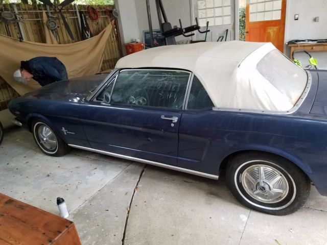 64' Ford Mustang Convert Caspian Blue V8 289 w/4brl edel must sell Make offer!!! 1964 Ford Mustang 22