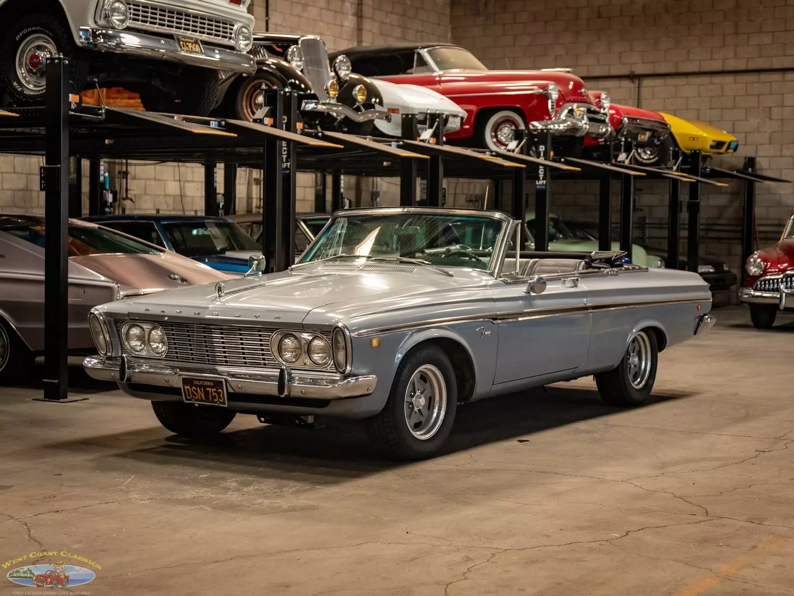 64880 Miles 505 c.i Stroker V8 Automatic2 Door Convertible 1963 Plymouth Fury Custom 505 c.i. V8 Convertible