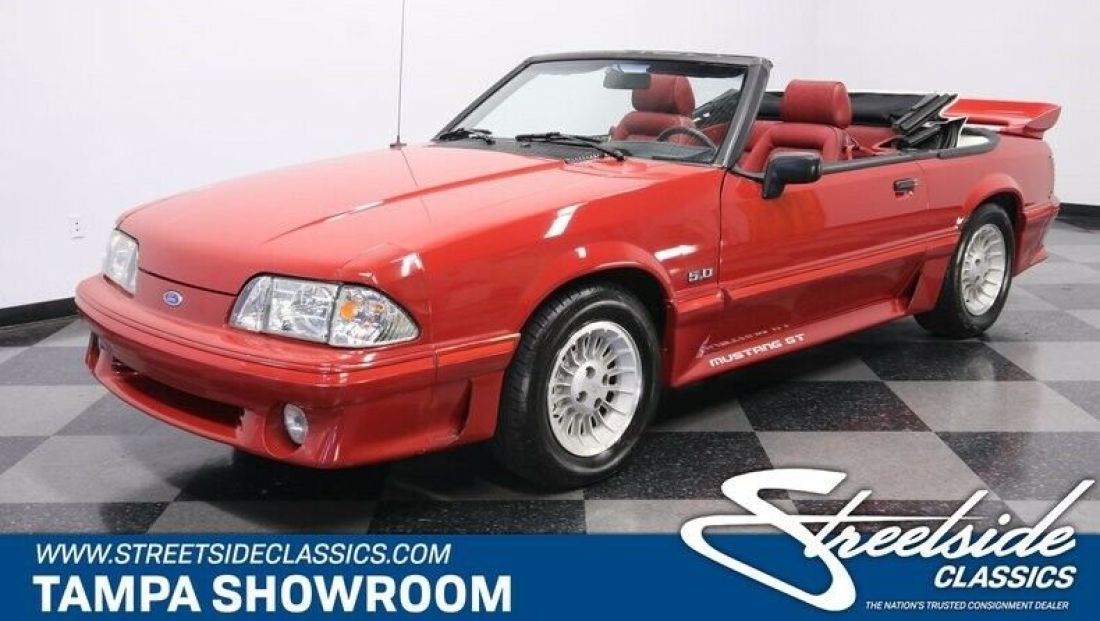 64K ACTUAL MILES CLEAN CARFAX 5.0 V8 BBK COLD AIR INTAKE BORLA EXHUAST WOW 1988 Ford Mustang GT Convertible