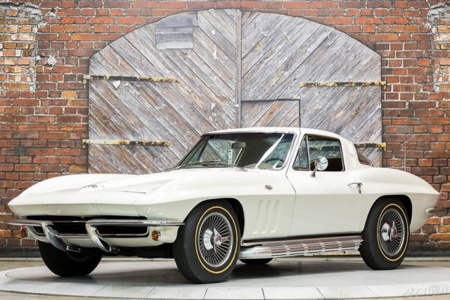 65 327/300 4-Speed Manual Coupe Air Conditioning Side Pipes Knock-Off Wheels 1965 Chevrolet Corvette 327/300 4-Speed Coupe