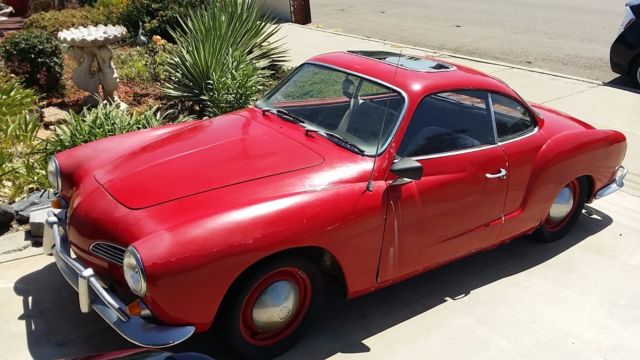 65' Karmann Ghia - Red & Running - with Video 1965 Volkswagen Karmann Ghia