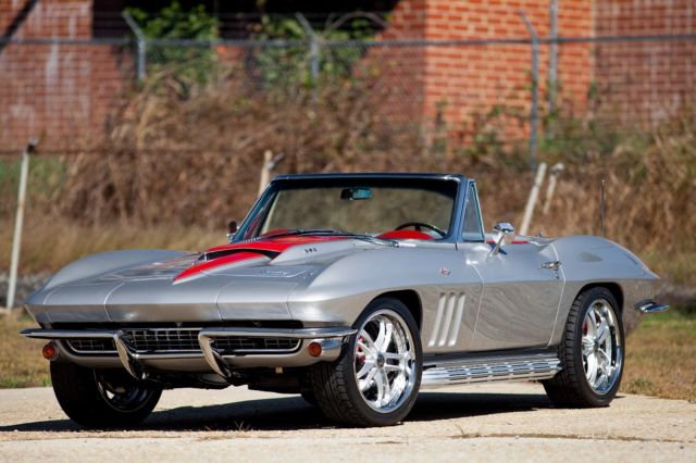 66 Corvette. Fresh frame off restoration. LS3 525hp Tremec 5 speed Pro Touring 1966 Chevrolet Corvette Roadster