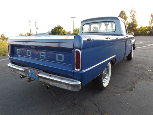 1966 Ford F-100 No Reserve Unmolested California Pickup "Old Blue" V8 - photo 4