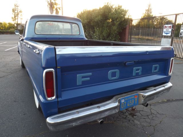 1966 Ford F-100 No Reserve Unmolested California Pickup "Old Blue" V8 - photo 5