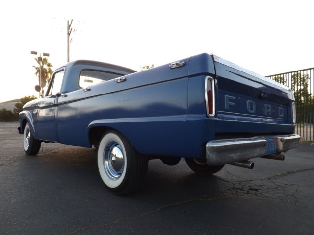 1966 Ford F-100 No Reserve Unmolested California Pickup "Old Blue" V8 - photo 8