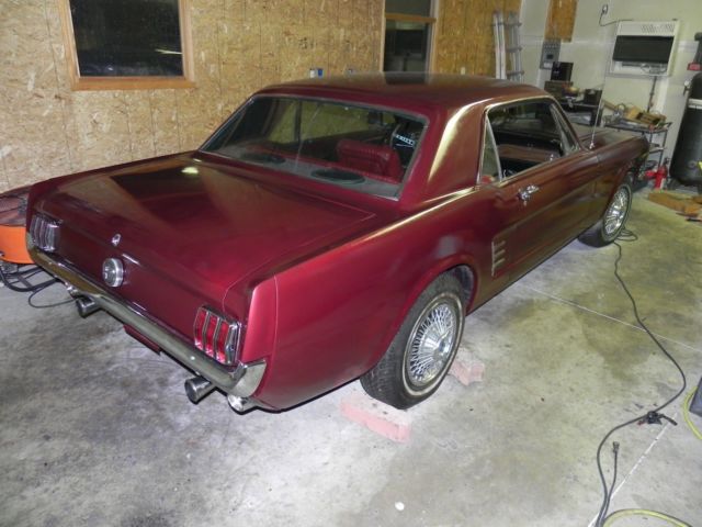 66 Ford Mustang GT Clone 1966 Ford Mustang Pony Delux Interior