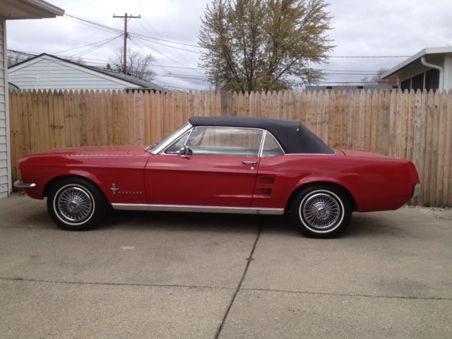 67 Ford Mustang Convertible 1967 Ford Mustang