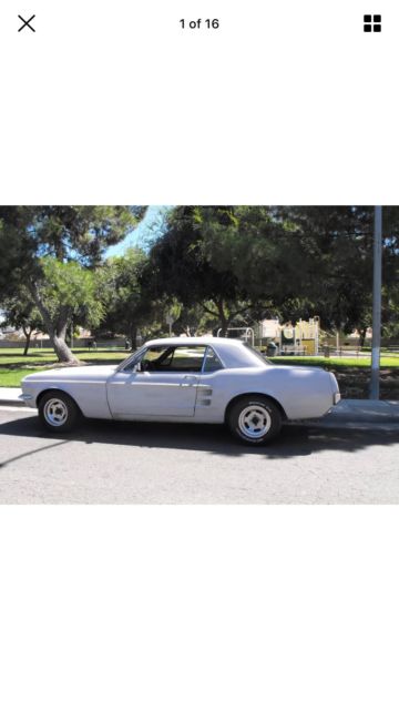 67 Ford Mustang V8 1967 Ford Mustang
