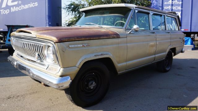 67 Jeep Grand Wagoneer SJ FSJ Kaiser 4X4 Patina Classic 327 Cherokee 45K Orig Mi 1967 Jeep Wagoneer Cherokee SJ