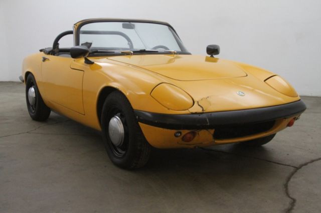 67 Lotus Elan S3 Matching Numbers Manual Dual Weber Carburetors Roll Bar Driver 1967 Lotus Elan S2 Roadster
