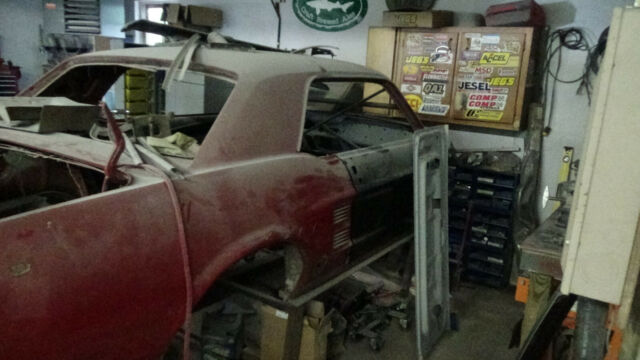 67 Mustang Project car w/parts car, all new body panels some engine parts NR 1967 Ford Mustang