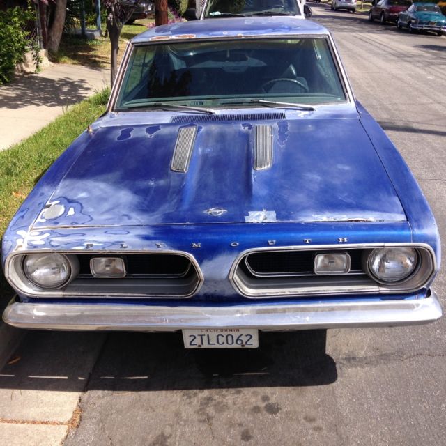 67 plymouth barracuda fastback 1967 Plymouth Barracuda standard