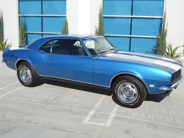 68 Camaro Z28 RS, Restored, 302/290hp, 4-Speed, Rally Gauges, N34 Rosewood Wheel 1968 Chevrolet Camaro Z28 RS