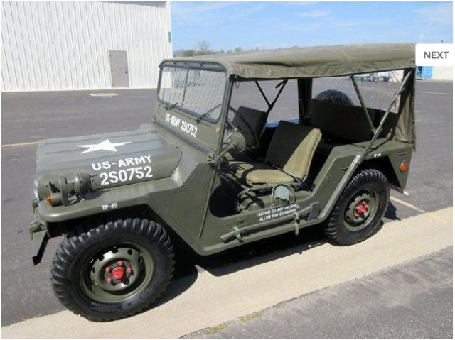 68 Ford M151A1 , Multipurpose Utility Tactical Truck, (MUTT) 1968 Ford M151A1