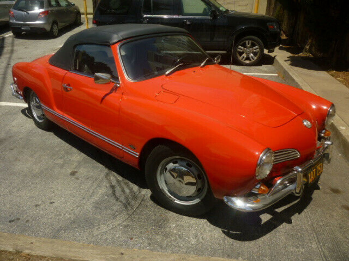 68 Karmann Ghia convertible 1968 Volkswagen Karmann Ghia