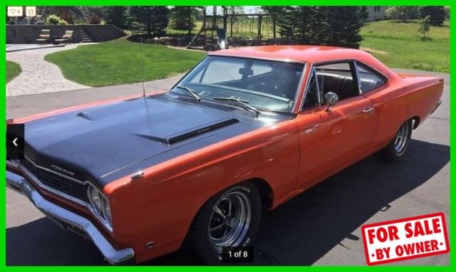68 Plymouth Road Runner Rare Classic 440 8 Cylinder Needs a Transmission c84226 1968 Plymouth Road Runner Classic