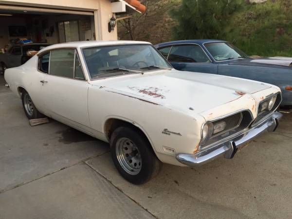 69 BARRACUDA FORMULA S 340 MOPAR ORIGINAL SURVIVOR MUSCLE CAR TRANS AM 68 CUDA 1969 Plymouth Barracuda CUDA