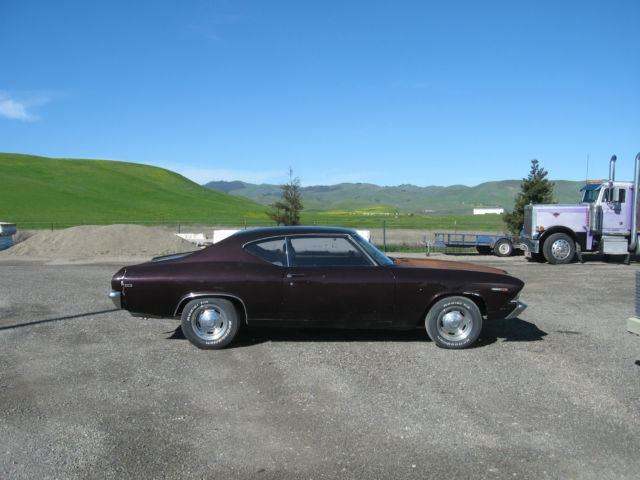 69 Chevelle fast, pumped 427, 4 speed, custom inter, needs paint with or without 1969 Chevrolet Chevelle Coupe