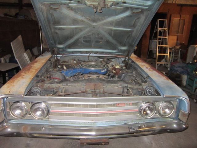 69 gt fastback original 428 cj running driving q code engine trans rearend 1969 Ford Torino deluxe