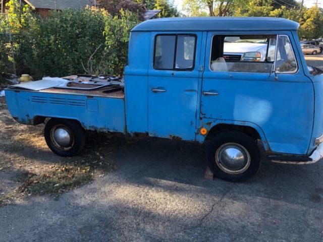 69 vw double cab project 1969 Volkswagen Transporter