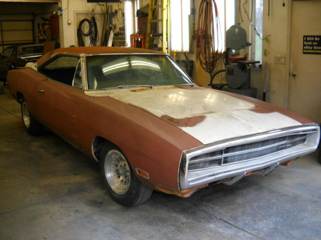 70 Charger 500 #'s Matching All Original Unrestored Project AC Console Car 1970 Dodge Charger Unrestored Original