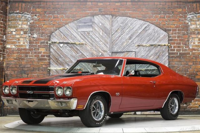 70 Chevy SS 454 Cranberry Red Black Build Sheet Restored Records and Receipts 1970 Chevrolet Chevelle SS454 LS6 Muncie M22 4-Speed Numbers Matching