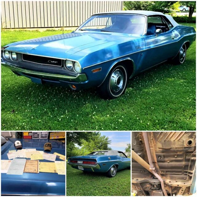 70 Dodge Challenger Convertible V8 Low Mileage All Original Survivor 1970 Dodge Challenger Convertible