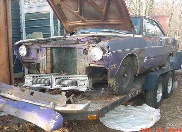 70 Dodge Dart factory Plum Crazy FC7 for Restoration or Parts 1970 Dodge Dart