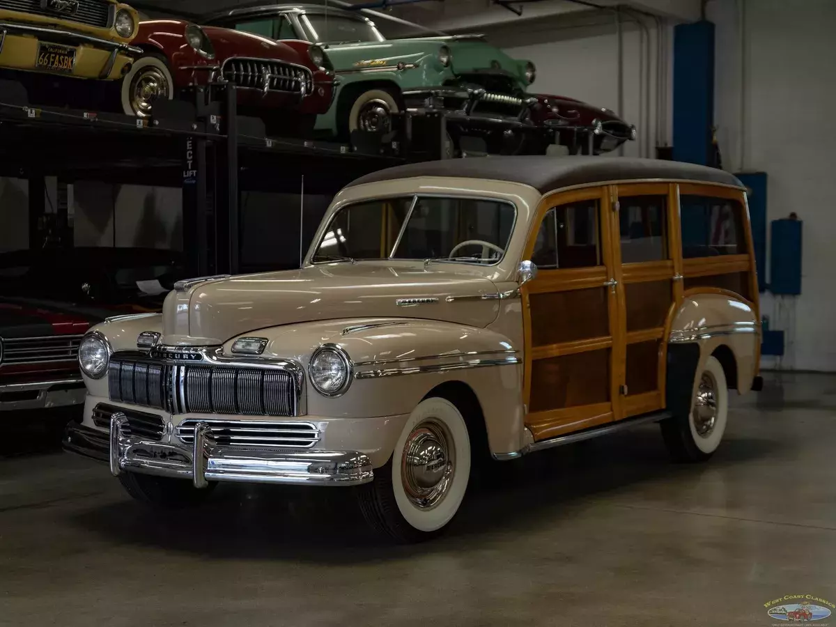 70810 Miles 255 V8 3 spd manualStation Wagon 1948 Mercury Wagon Woody from Nick Alexander Collection