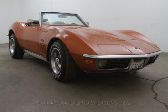 71 Chevrolet Corvette 2 Tops Matching Numbers 4 Speed Rear Luggage Rack AC 1971 Chevrolet Corvette Convertible 350/270hp