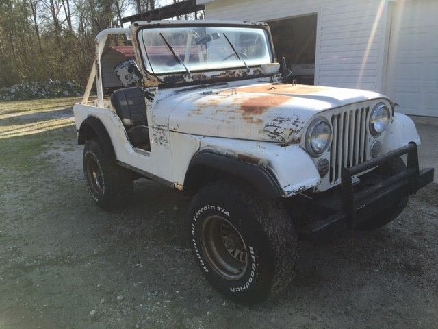 71 CJ5 JEEP - PROJECT, ROCK CLIMBER, MUD BOGGING, FARM VEHICLE - 304 V8 MOTOR 1971 Jeep CJ